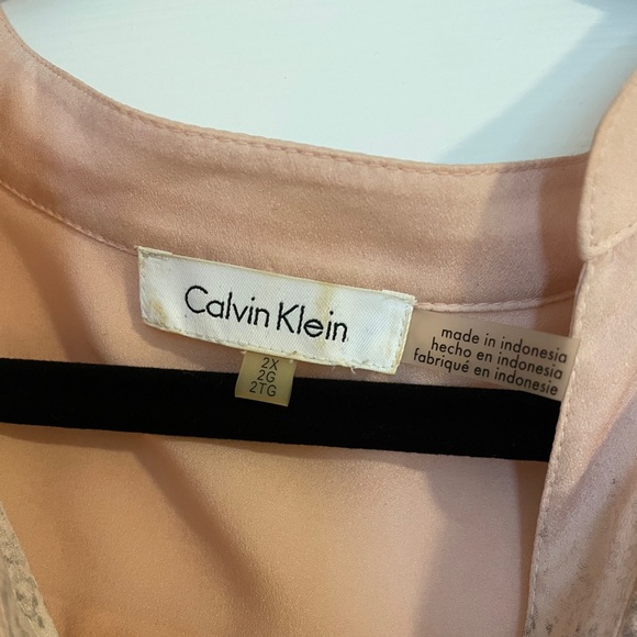 Calvin Klein 2XL blouse - Picture 2 of 3